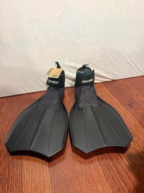 Seaview Topside Hydro Snorkel Fins Black
